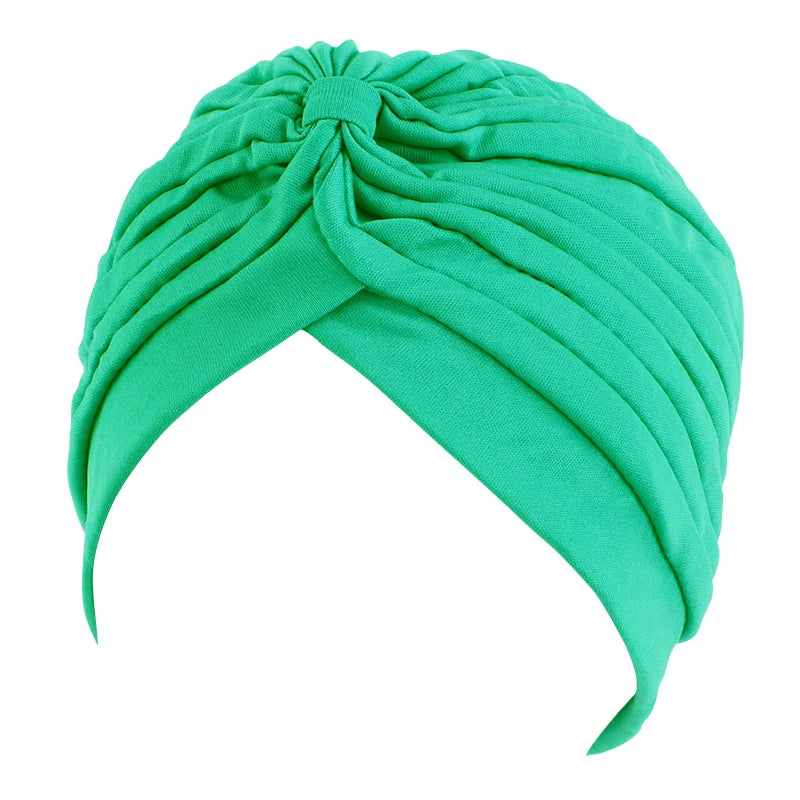 Knotted Ruffle Turban