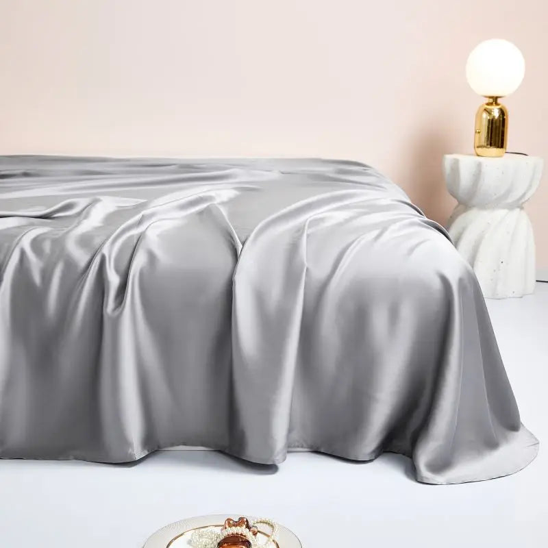 100% Lyocel FlatSheet 200×235cm, Soft Breathable & Cooling Sheets for Hot Sleepers, Silk Smooth Bed Sheets,1Pc