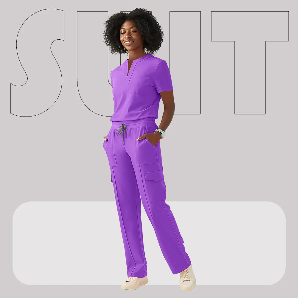 New Dentist Work Clothes Woman Soft Medical Uniform Pet Store Work Wear Surgery Workwear Medical Doctor Nurse Surgical Uniforms