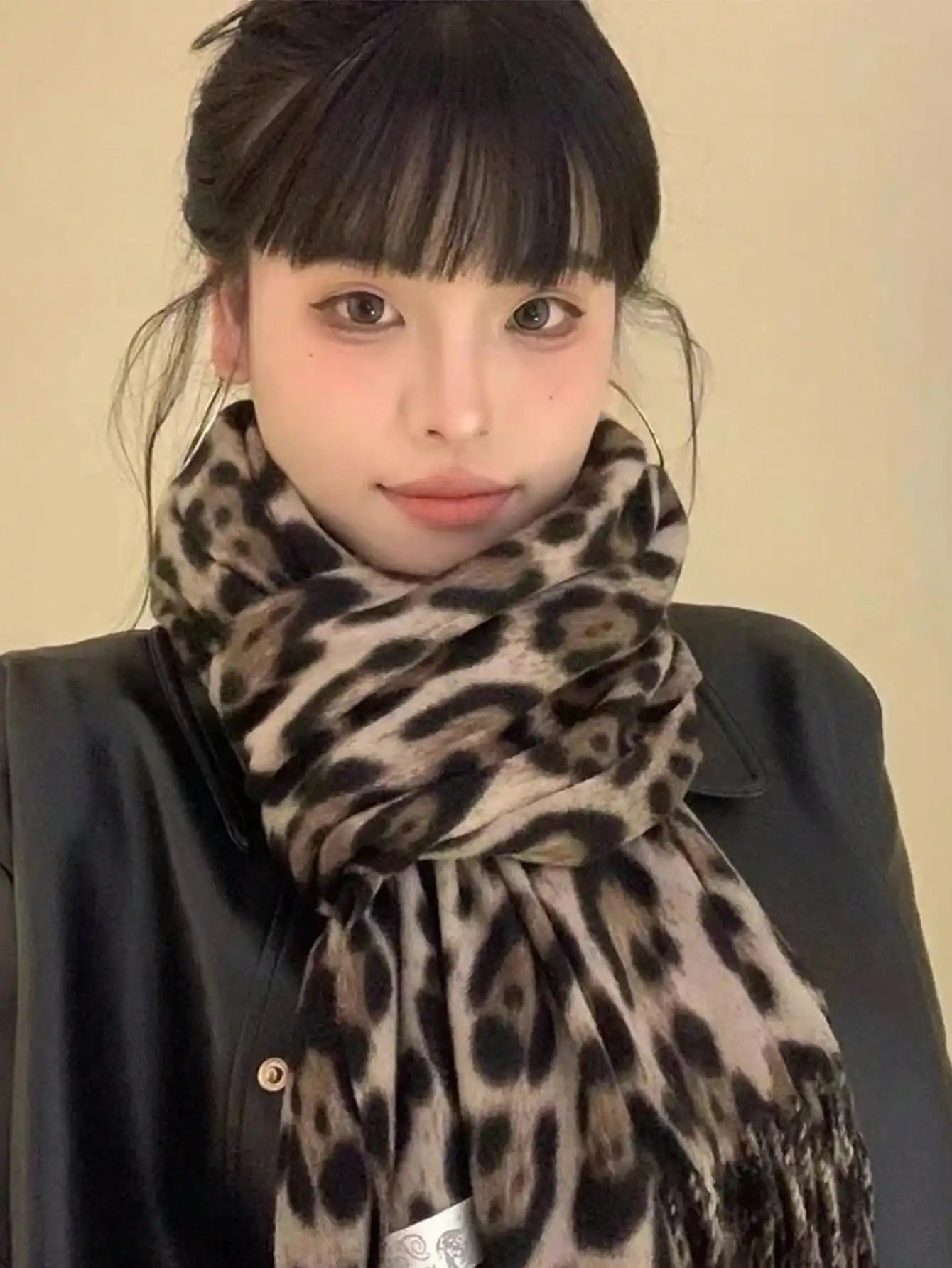 Leopard Print Scarf