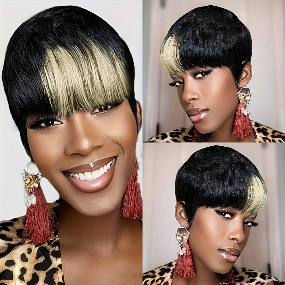 6" Retro Pixie Wig