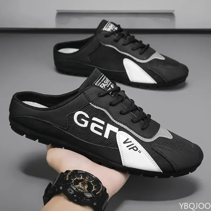Summer Slippers for Men Trendy Men's Flat Bottom Casual Shoes Soft Sole Support Shoes Men's Sneakers Zapatos De Hombre