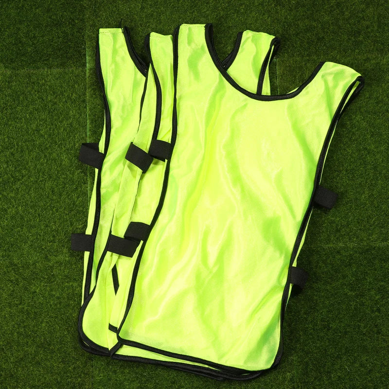 6 chalecos de entrenamiento de fútbol para niños, equipo de práctica, petos deportivos juveniles de baloncesto