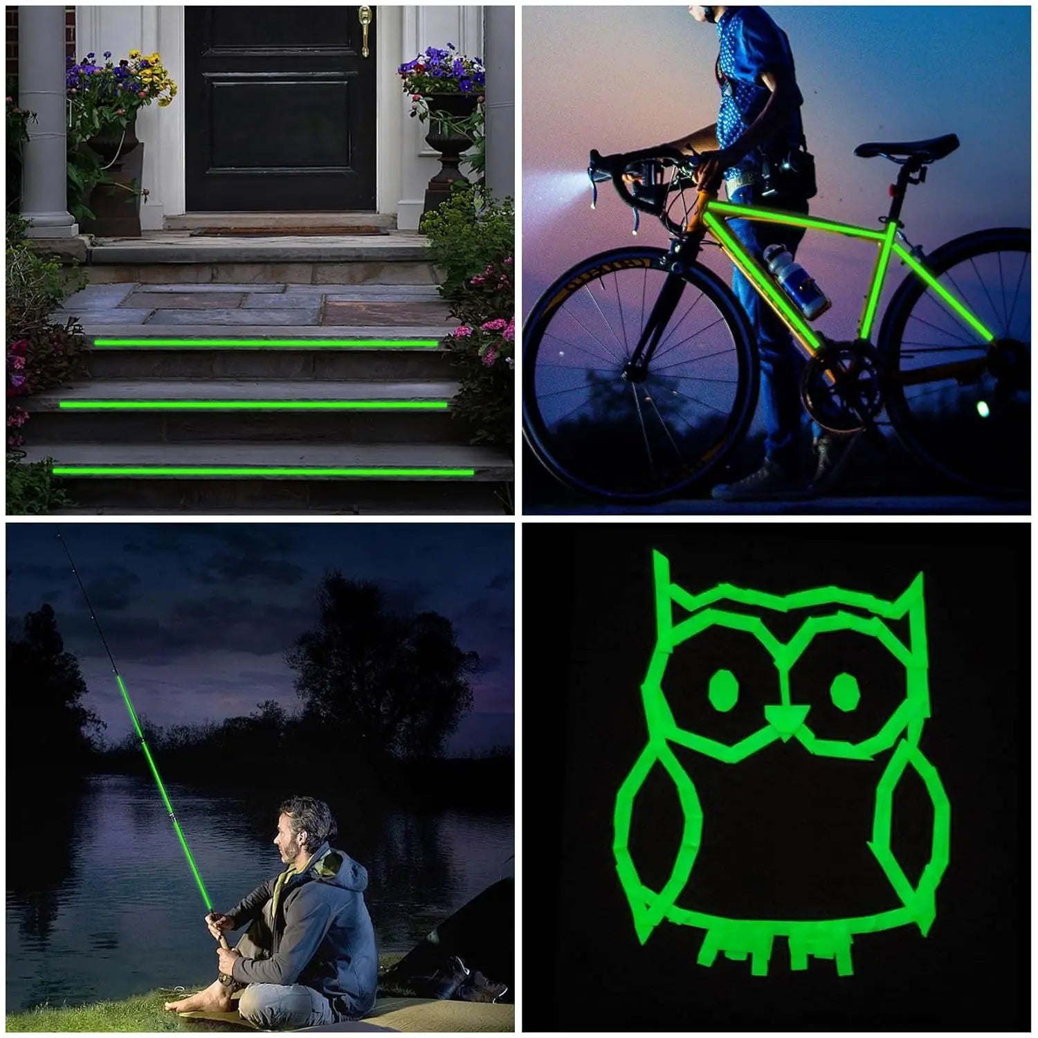 Green Glow Safety Tape