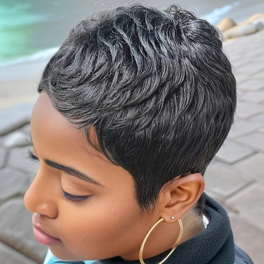Colored Pixie Wig