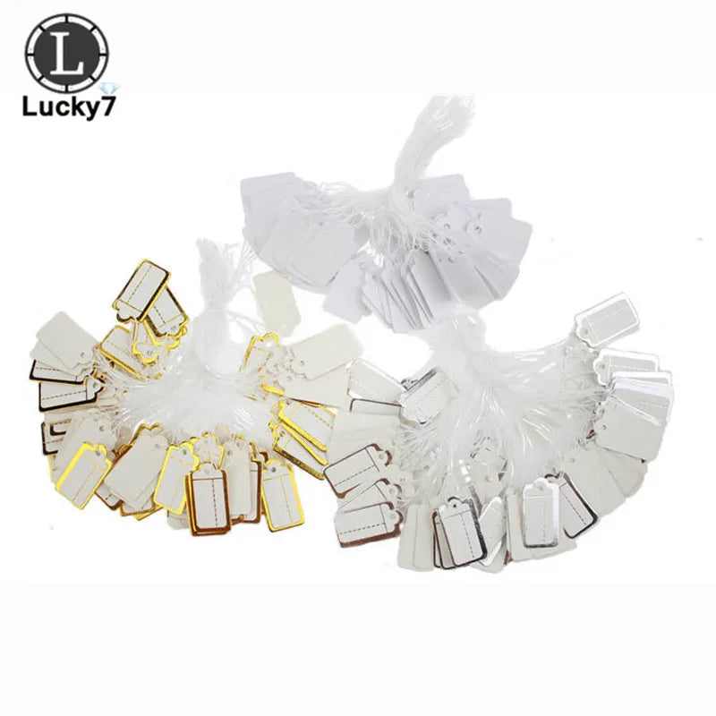 Wholesale Jewelry Number Price Label Price Card Price Tag Handwritten Paper Label  Jewelry Custom Print Blank Label