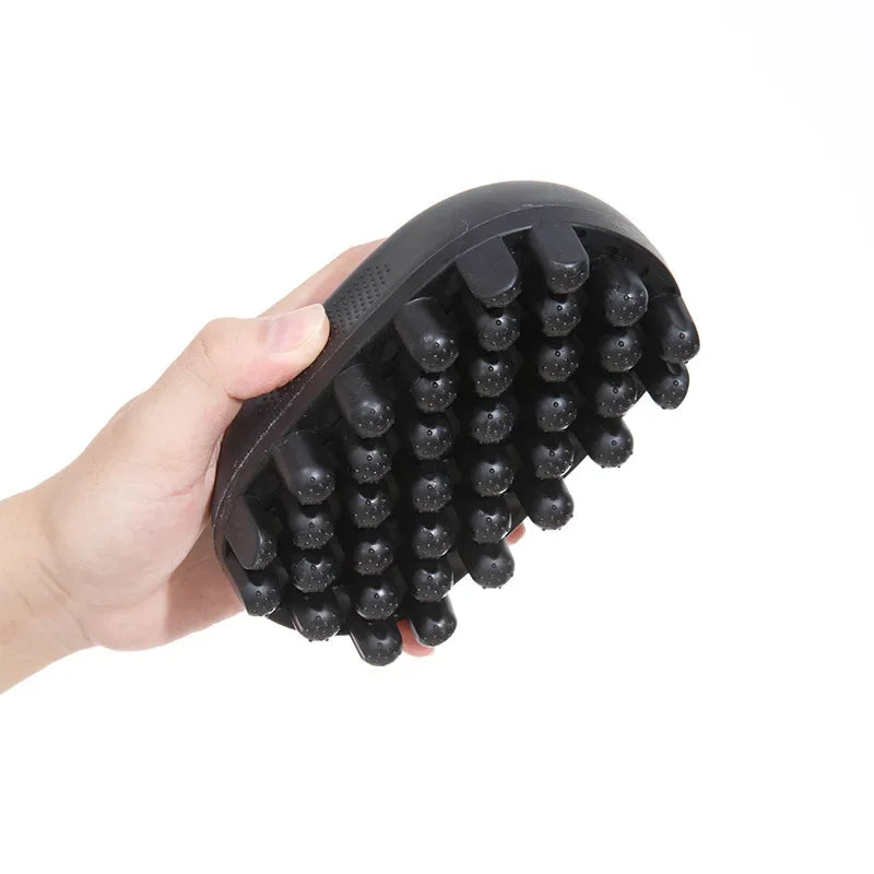 Hot Sale Portable Silicone Hair Brush Washable Durable Rubber Curly Brush Hair Beauty Dirty Braided Curly Hair Men Cleaning Tool