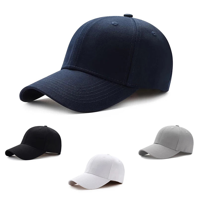 Outdoor Dustproof Baseball Cap Unisex Hat Plain Curved Sun Visor Hat Solid Color Fashion Adjustable Leisure Caps Men Women