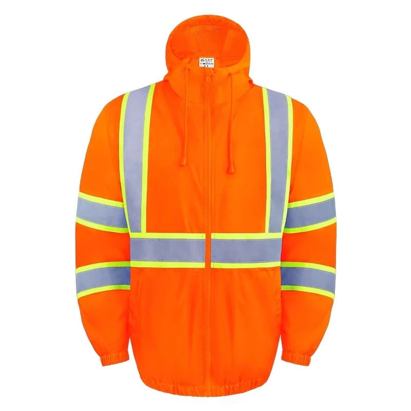 New Men's Black Jacket Workwear Jacket Construction Working Clothes