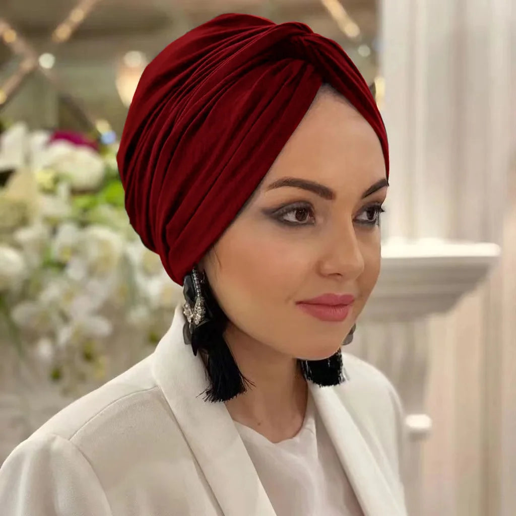 Gorro de Hiyab Musulmán Modesto – Envoltorio Instantáneo de Jersey