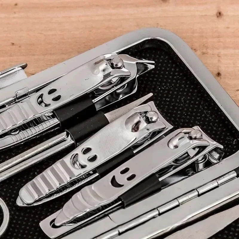 1 Set of 11 Happy Face Nail Tools Nail File Nail Scissors Set