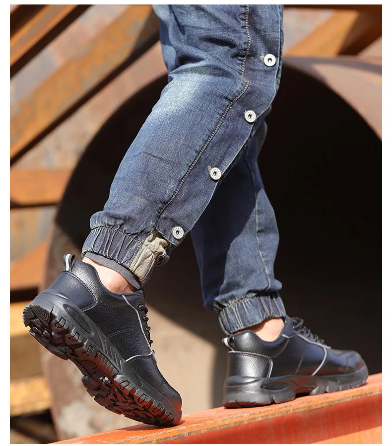 Safety Shoes Men Work Shoes Lightweight Steel Toe Sneakers Free Shipping Industrial Protection for the Feet Waterproof Boots