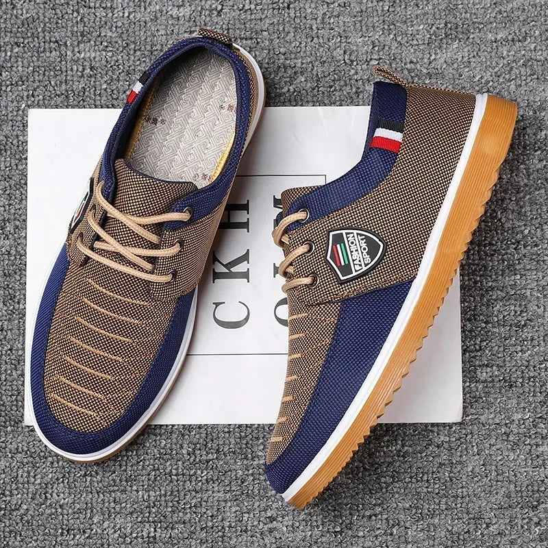 Zapatillas de lona informales para hombre