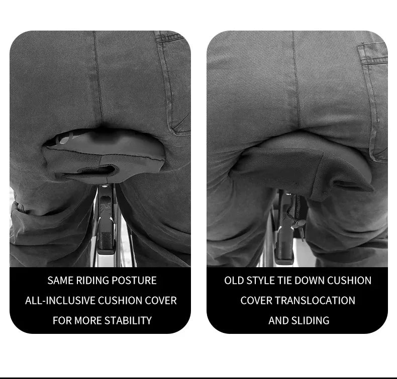 ESLNF Gel Soft Bike Anti-slip Waterproof Saddle Cover Cushion Padded Sport Bicycle Outdoor Shock Absorption Padded Seat Cover