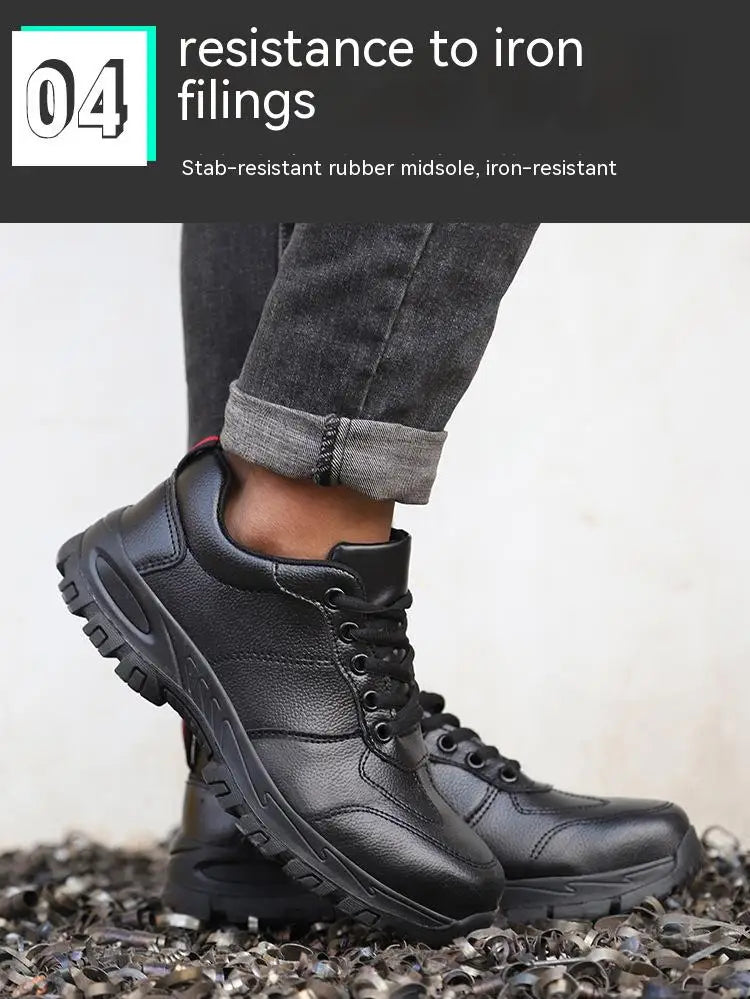 Safety Shoes Men Work Shoes Lightweight Steel Toe Sneakers Free Shipping Industrial Protection for the Feet Waterproof Boots