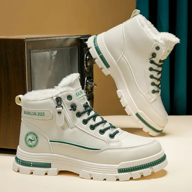 Men’s British-Style Winter Work Boots