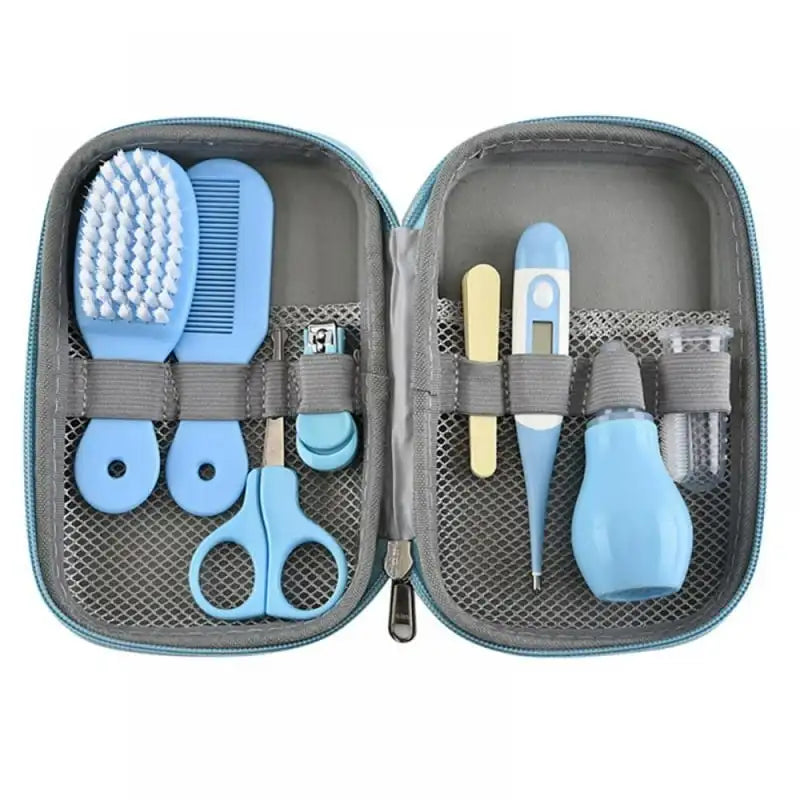 Baby Grooming Kit Set - Hair Brush for Newborn Infant Nursery Health Barber grips Hair sponge twist for men Hair coloring brush