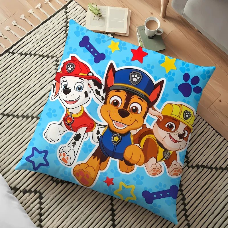 Paw Patrol PillowCase Chase Skye Cartoon Cute Throw Cushion Cover Pillowslip ForLiving Room Sofa Home Decor Kids Birthday Gifts