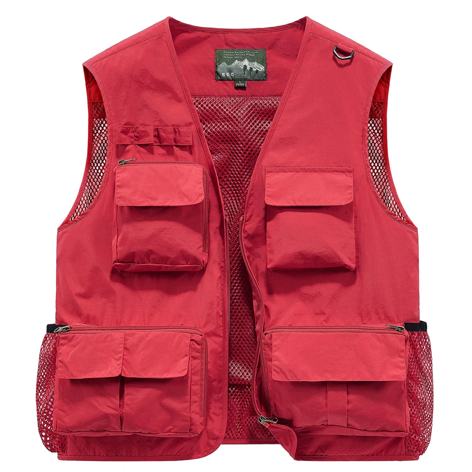 Hiking vests for men and women thin breathable multi-pocket vest summer outdoor work hunting travel waterproof sleeveless jacket
