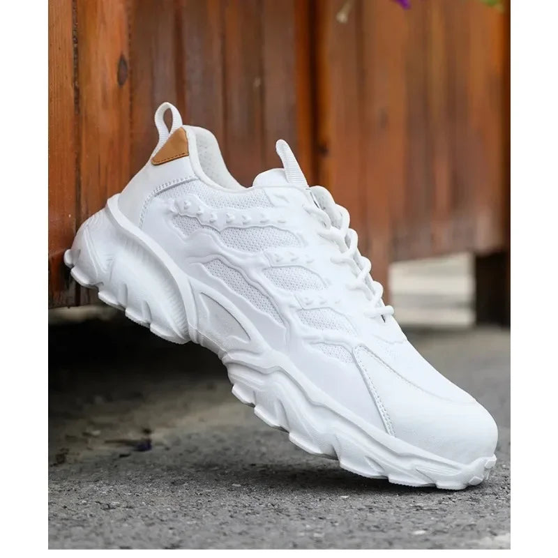 white work shoes lightweight comfortable safety shoes man women work shoes with a steel toe puncture proof safety work sneakers
