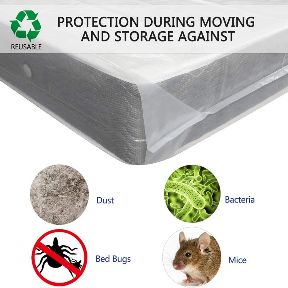 Waterproof Universal for Bed Household Storage Moving House Mattress Protector Dust Cover Mattress Cover Protective Case