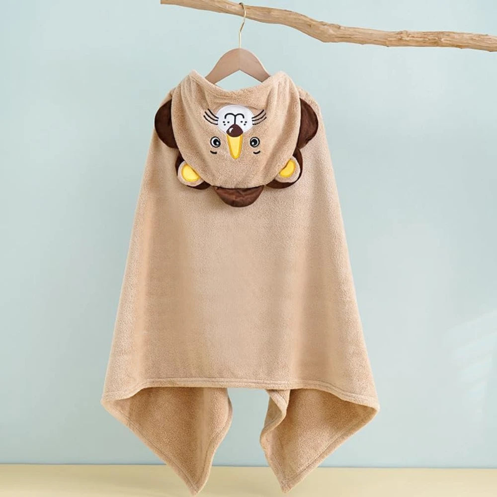 Toalla de baño con capucha para bebé, albornoz para niños pequeños ultrasuave y absorbente, albornoz de terciopelo coralino engrosado, regalos de ducha para recién nacidos