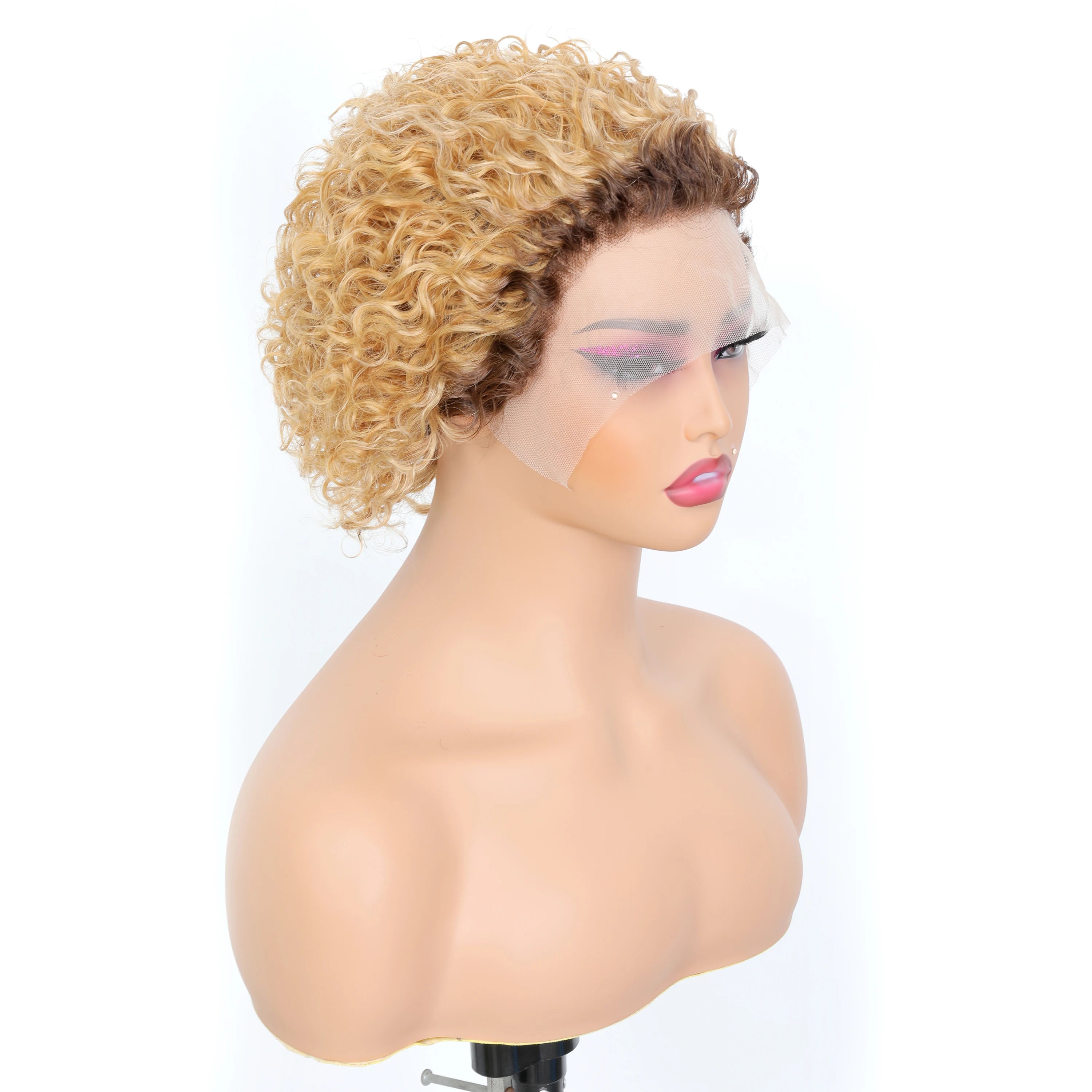 13x1 Curly Pixie Wig