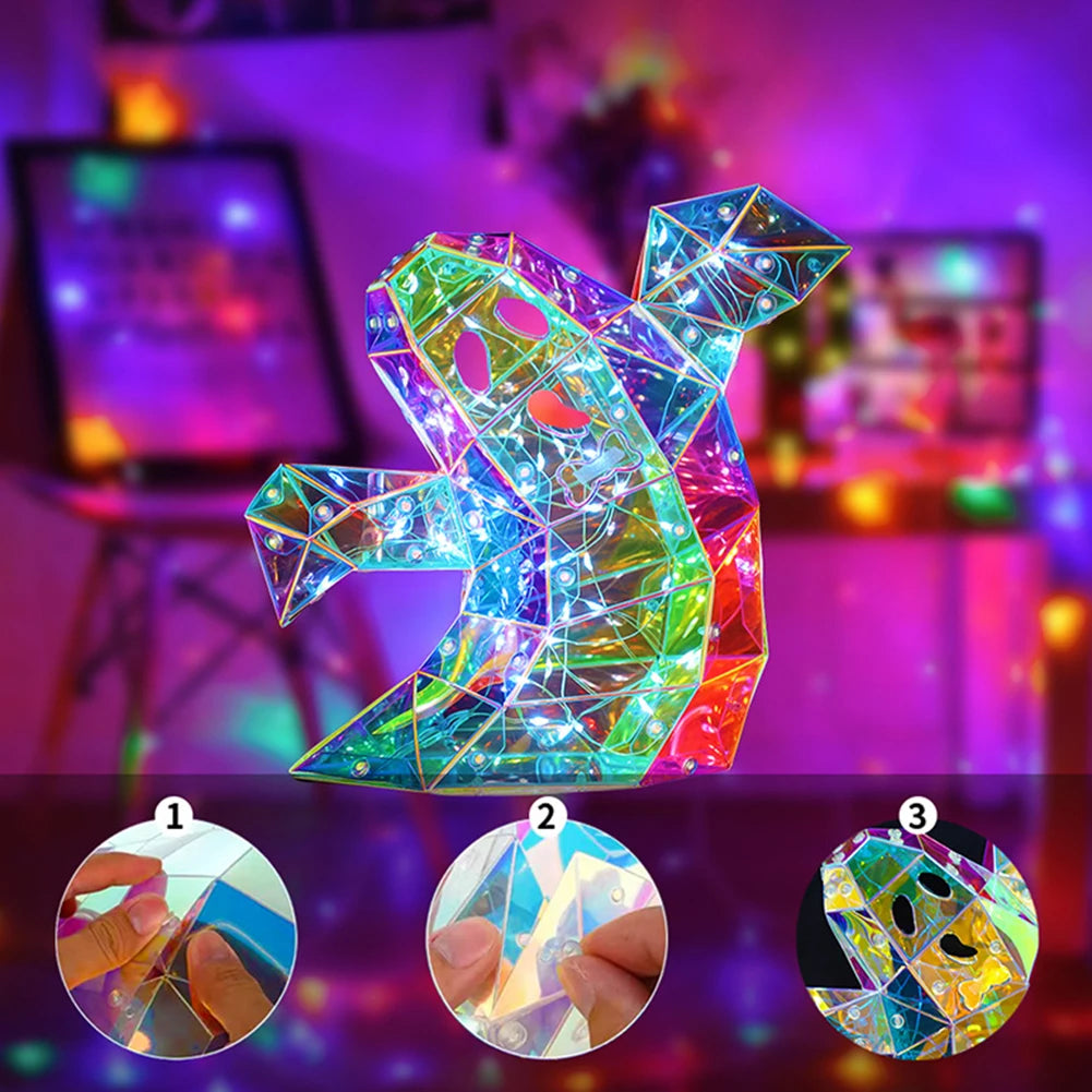 Gorgeous Shining LED Ghost Lights Halloween Decor Lights Halloween Ghost Decorations Halloween Light Up Ghost for Indoor Outdoor