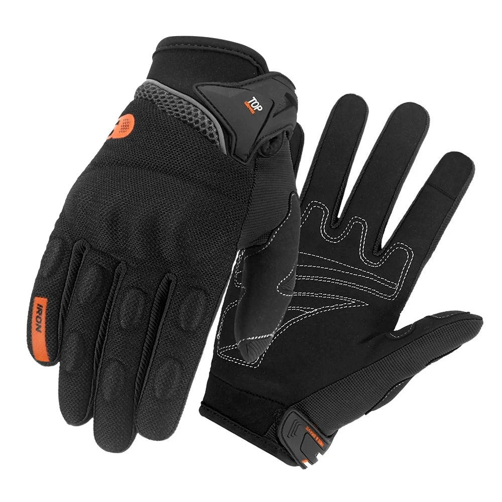 Summer Full Finger Motorcycle Gloves Men Breathable Touch Screen Motorbike Motocross Moto Biker Gloves Motorcycle Accessories