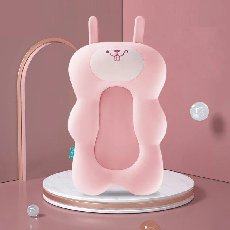 Cojín Flotante de Seguridad para Bebés Antideslizante para Bañera, Asiento de Baño Portátil, Almohadilla de Apoyo para Ducha