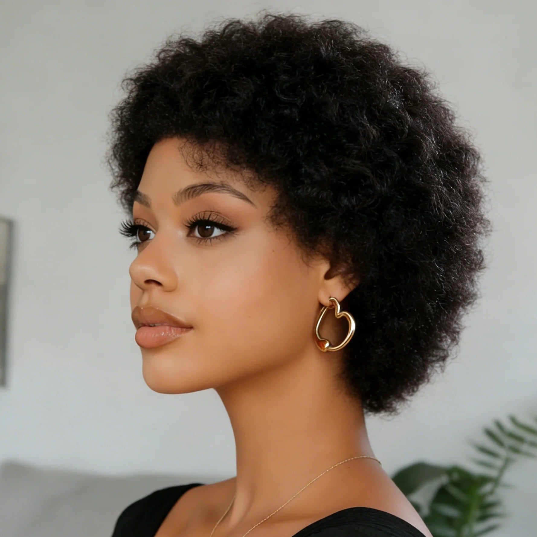 Kinky Curly Pixie Wig