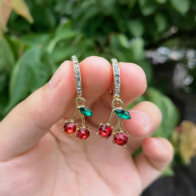 Pendientes colgantes de oso de gominola de acrílico bonitos para mujer, pendientes de aro de oso arcoíris CZ, joyería dulce de niña, moda coreana 2022