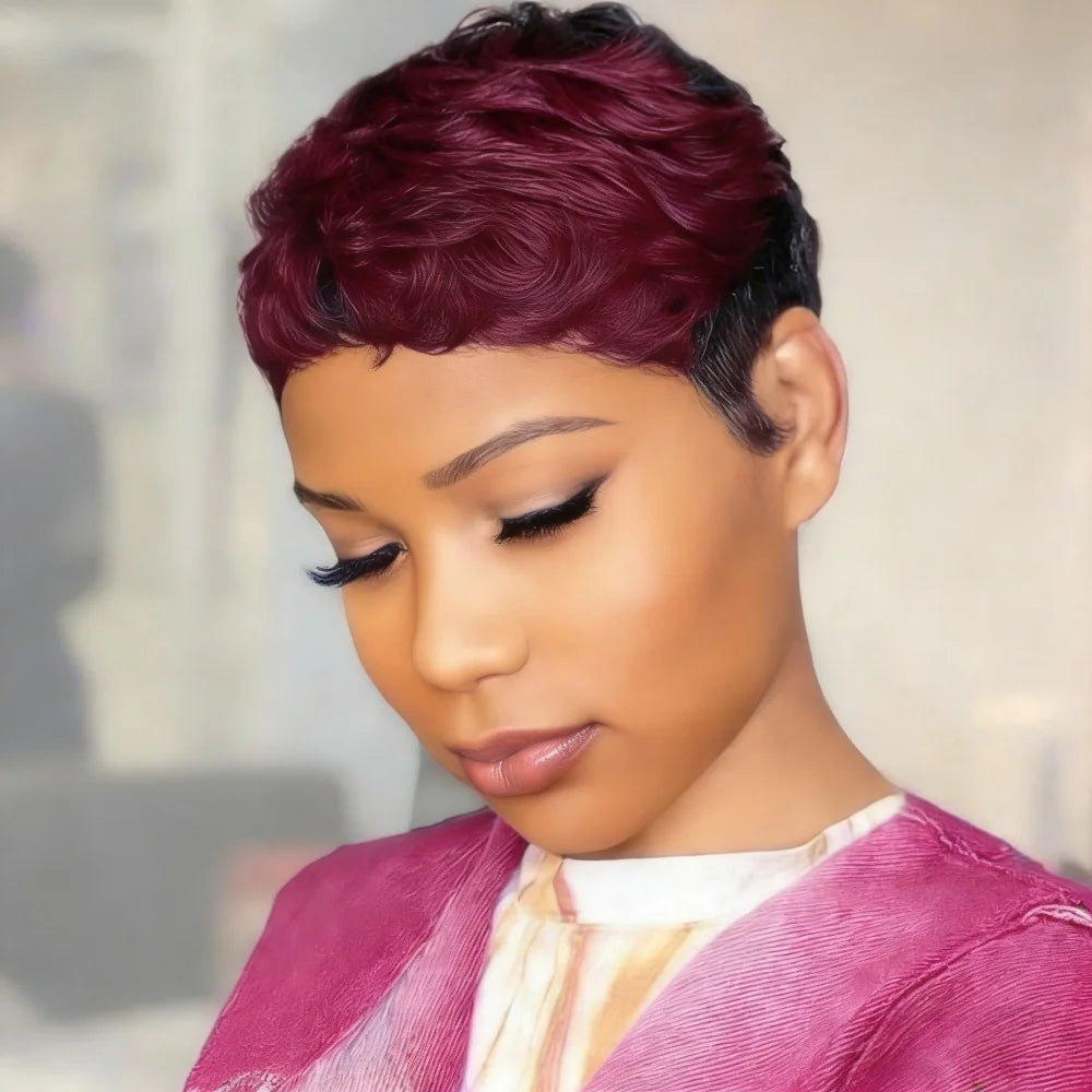 Wave Pixie Cut Wig
