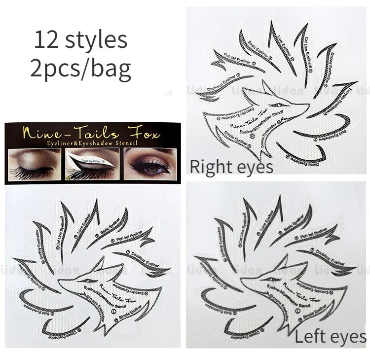 Pochoir eyeliner ailé