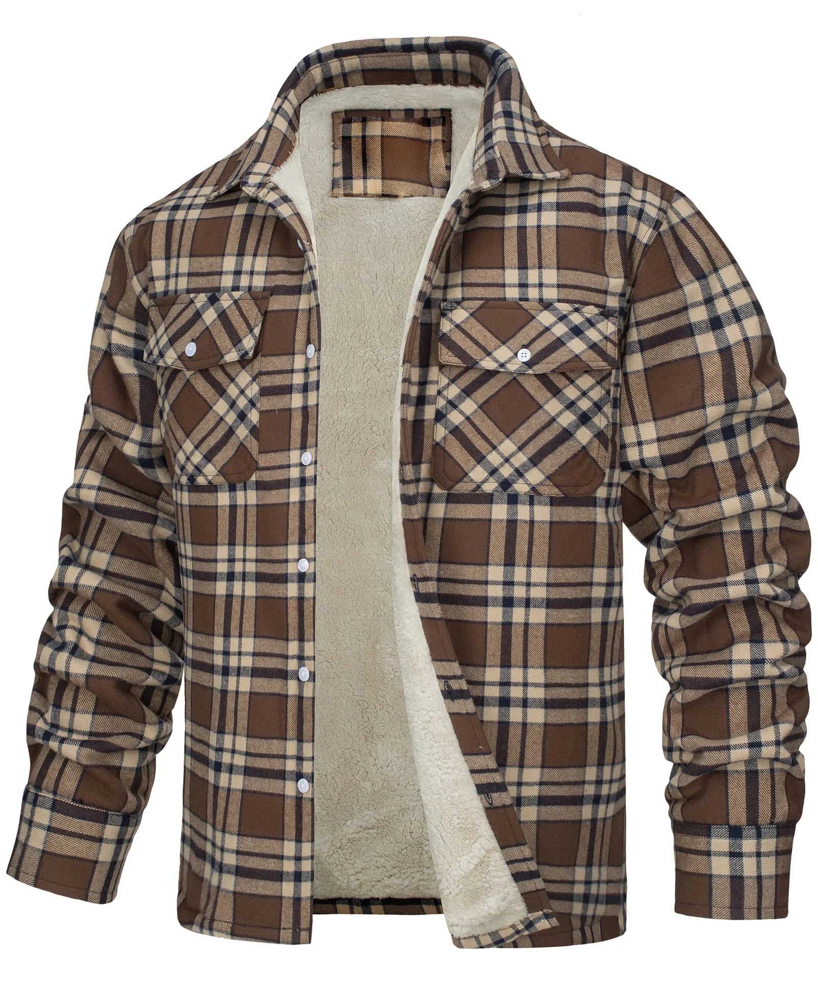 New Men's Jacket for Autumn and Winter Windproof and Cold Proof Warm and Cozy with a Lapel Top Men's Casual Loose Jacket
