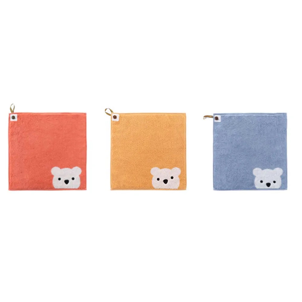 Hangable Soft Children Baby Newborn Kids Saliva Towels Handkerchief Face Towel Wipe Towels