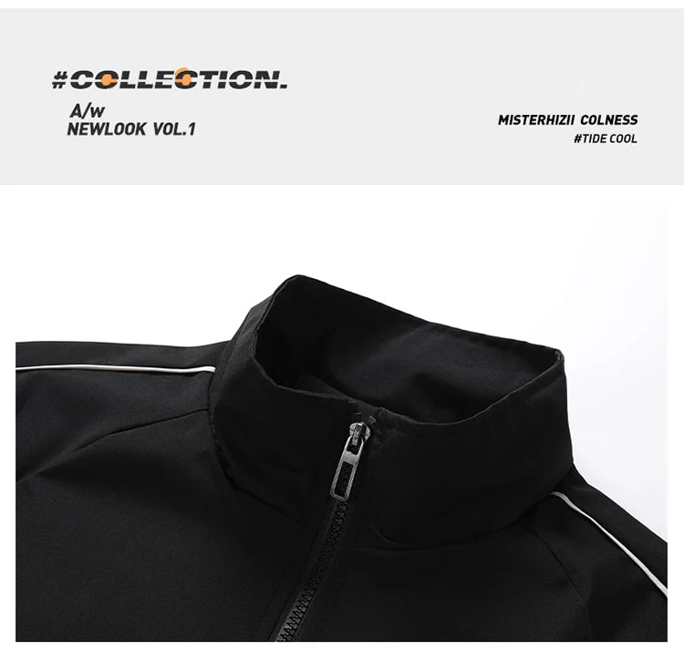 New Men's Jacket 2025 Spring Autumn Thin Windproof Jacket Men's Casual Mountaineering Camping Waterproof Coat Men Clothing