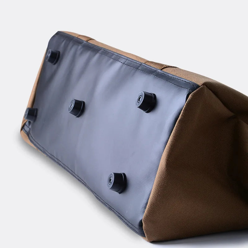 Bolsa de herramientas para camping, gran capacidad, boca ancha, bolsa de almacenamiento, bolsa de equipo resistente al agua
