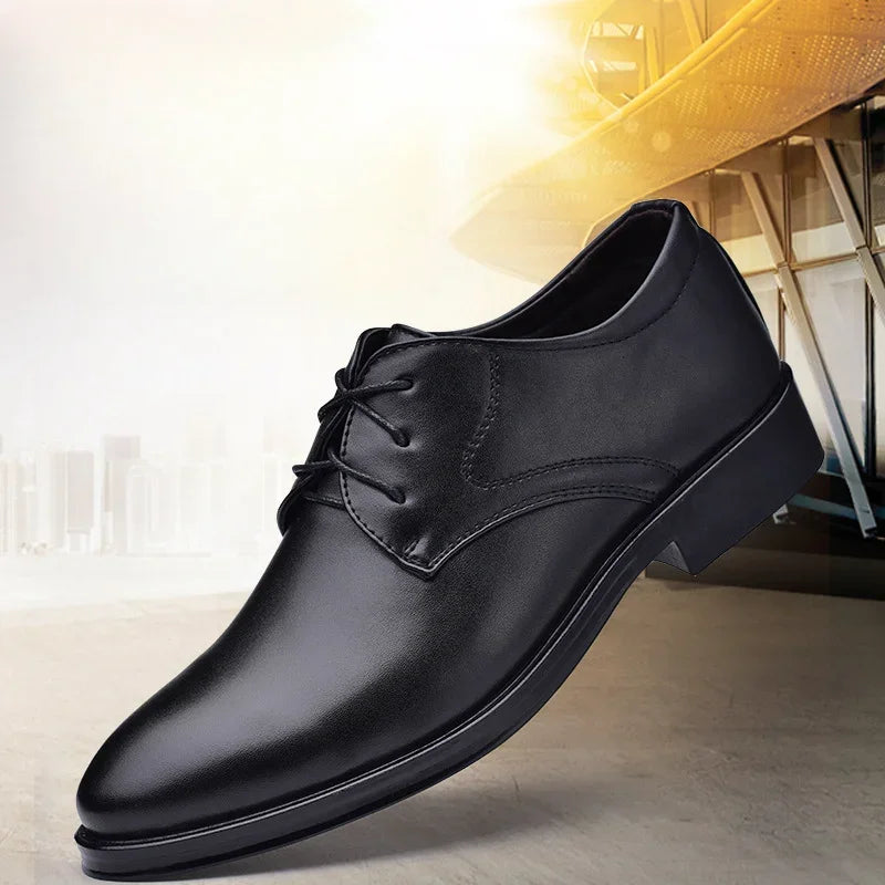 Zapatos de hombre Zapatos de vestir de cuero negro para hombre Oxfords Zapatos de hombre para bodas, fiestas, oficina y negocios