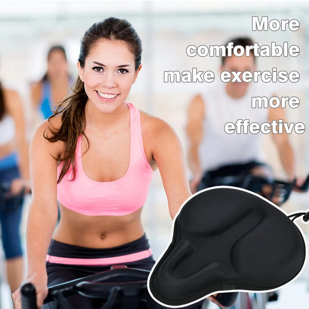 Electric Bicycle Saddle Seat Soft Thickened Electric Bike Gel Pad Cushion Cover Comfortable Road Cycling Breathable Cushion
