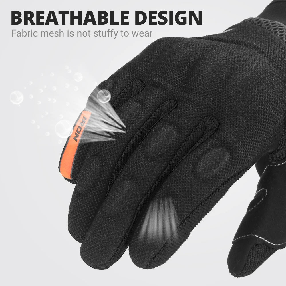 Summer Full Finger Motorcycle Gloves Men Breathable Touch Screen Motorbike Motocross Moto Biker Gloves Motorcycle Accessories