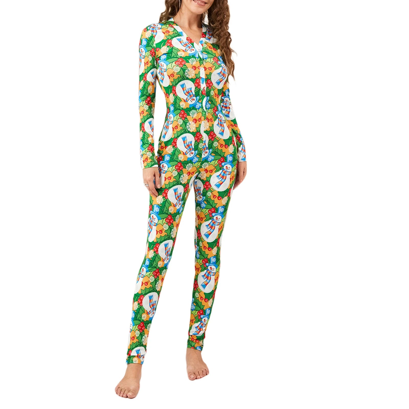 Mameluco de pijama navideño