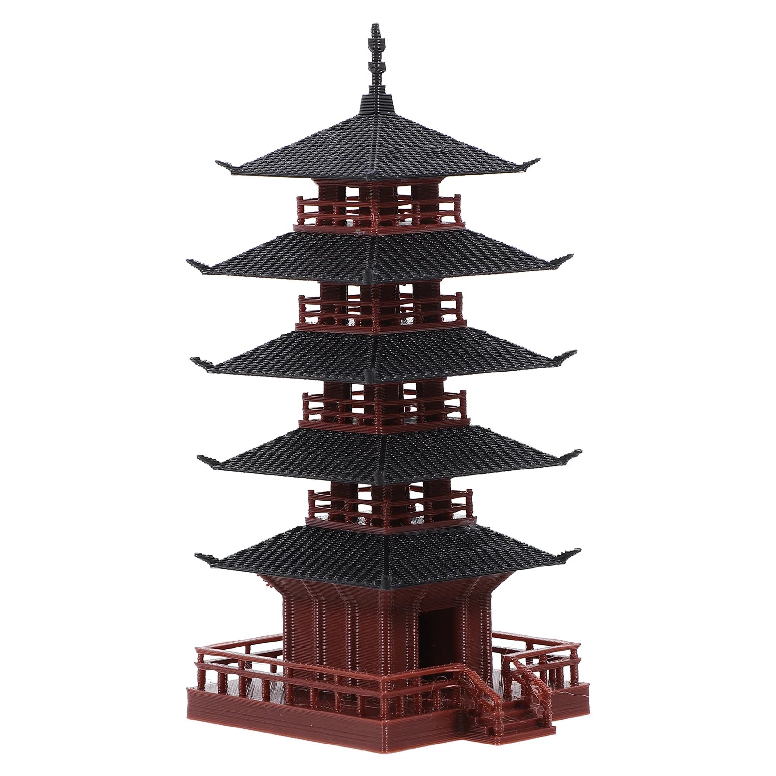 Mini Home Tabletop Decor Ancient Pagoda Tower Model Garden Statue Chinese Tower Statue Decor Home Office DecorationVintage