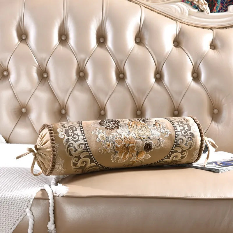Fundas de almohada cilíndricas europeas para caramelos, fundas de almohada para el cuello para adultos, fundas de cojín de trigo sarraceno, funda de almohada cervical ortopédica