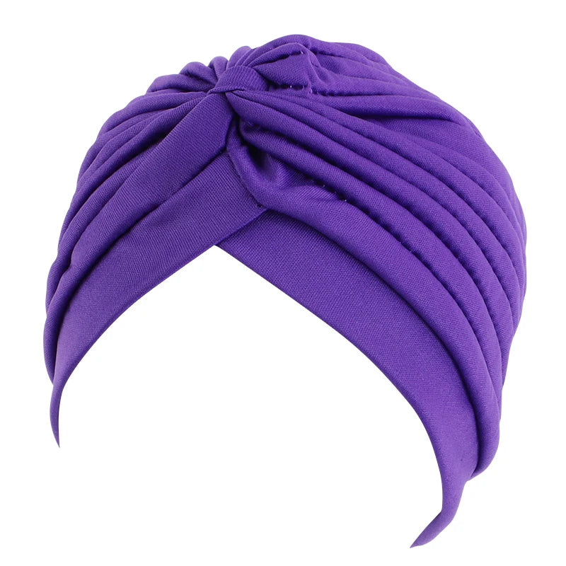 Knotted Ruffle Turban