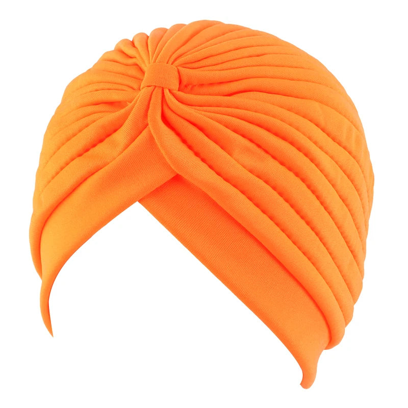 Knotted Ruffle Turban