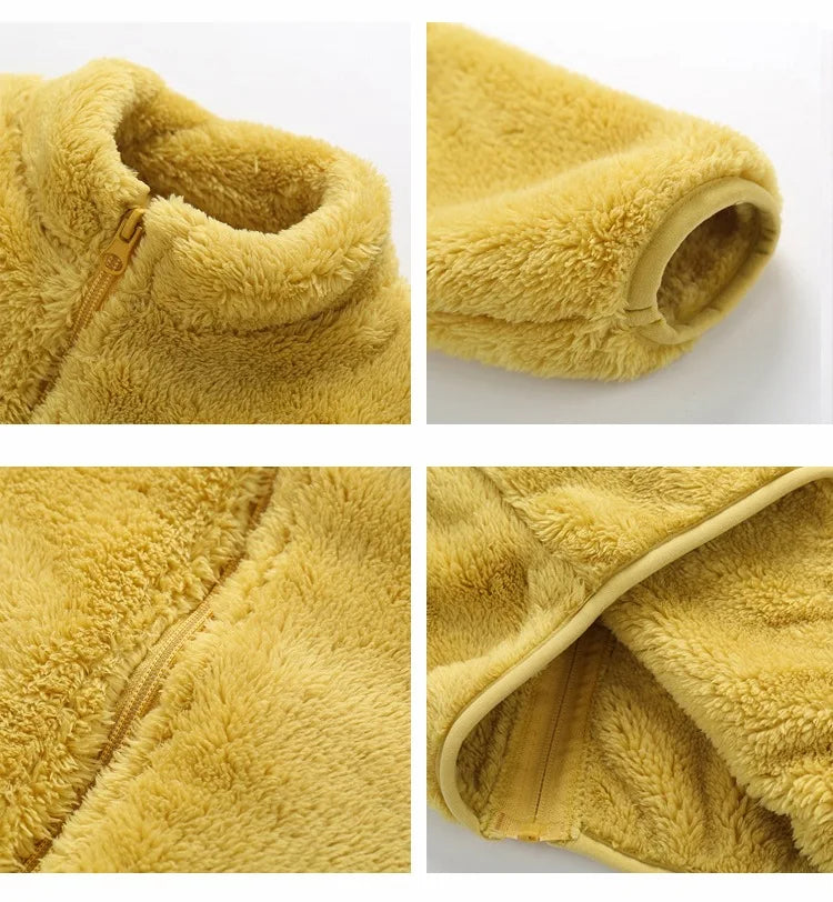 Abrigos de invierno para niñosNueva ropa de abrigo para niños Chaqueta cálida de forro polar para niños Chaquetas para bebés niñas para otoño primavera Ropa para niños