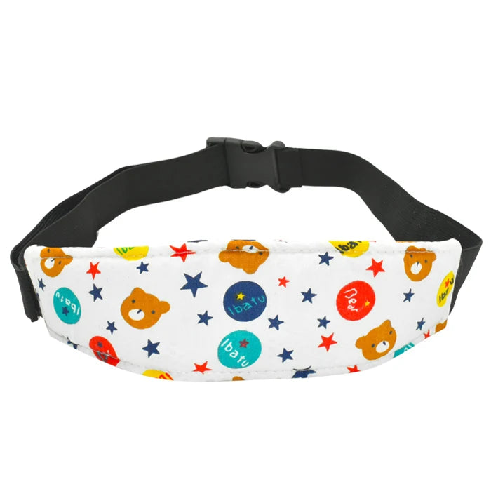 Baby Essentials Head Fixation Belt Carseat Head Support for Kids on Car Seat Pushcart Fixation Belt Adjustable Sleep Positioner