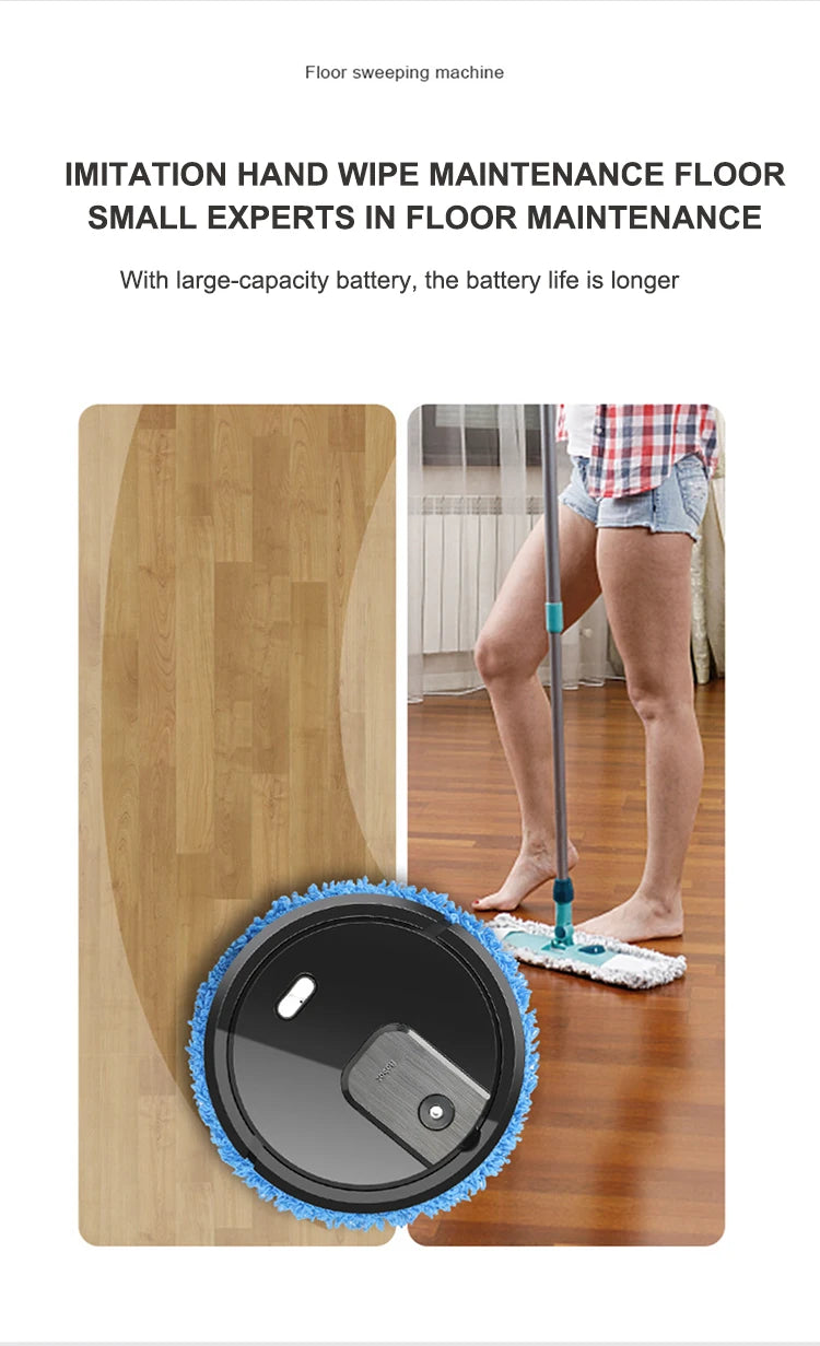 2024 Smart Sweeping and Mop Robot Vacuum Cleaner Dry and Wet Mopping Rechargeable Robot Home Appliance with Humidifying Spray