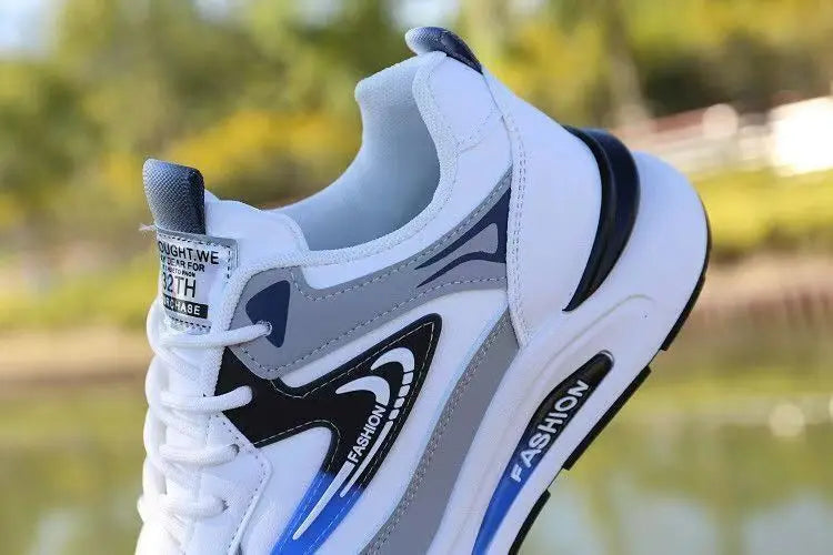 Shoes for Men Lightweight Pu Leather Casual Shoes New Men's Sneakers Fashion Men Tennis Shoes Breathable Sport Running Shoe